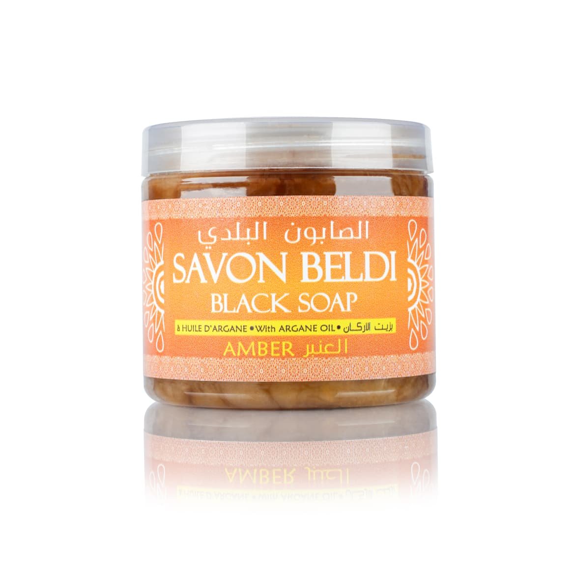 SAVON BELDI ARGANE A L'AMBRE 200g