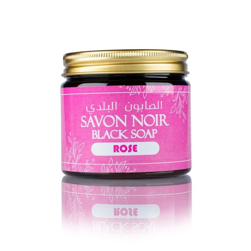 Black Soap with Rose 200g