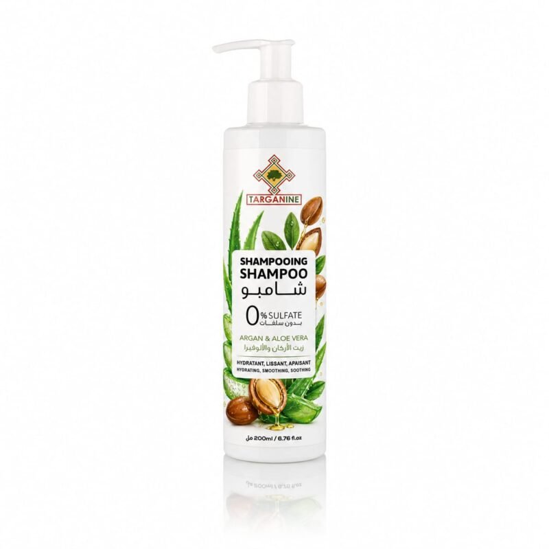 Shampooing sans sulfate à l’argan et à l’aloe vera